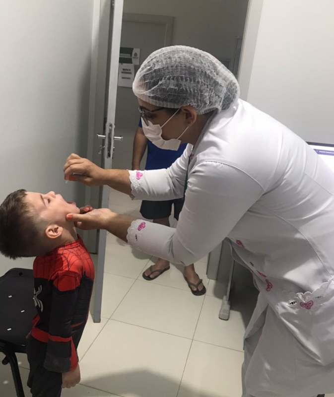 Vacinação contra paralisia infantil segue até o dia 14 para menores de 5 anos