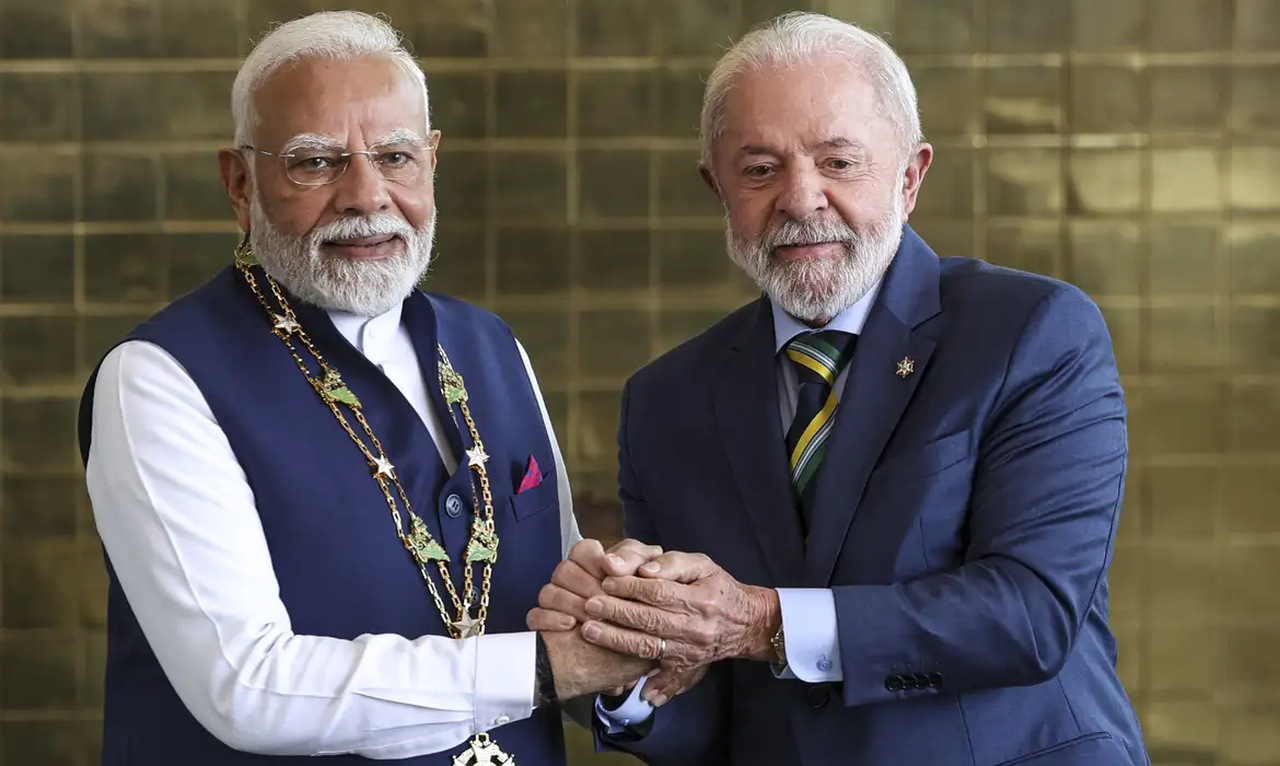 Lula e primeiro-ministro indiano conversam sobre tarifaço dos EUA