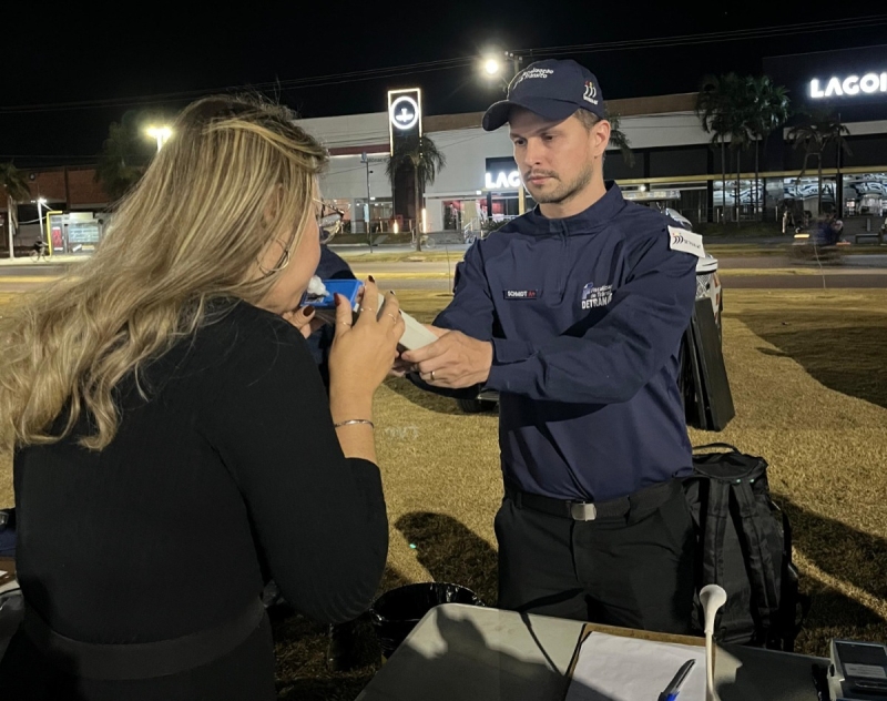 Operação Lei Seca registra 11 prisões por embriaguez e 49 veículos removidos em Sinop