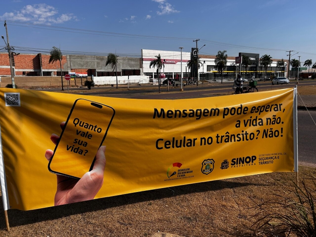 Trânsito realiza campanha de conscientização com tema: desacelere