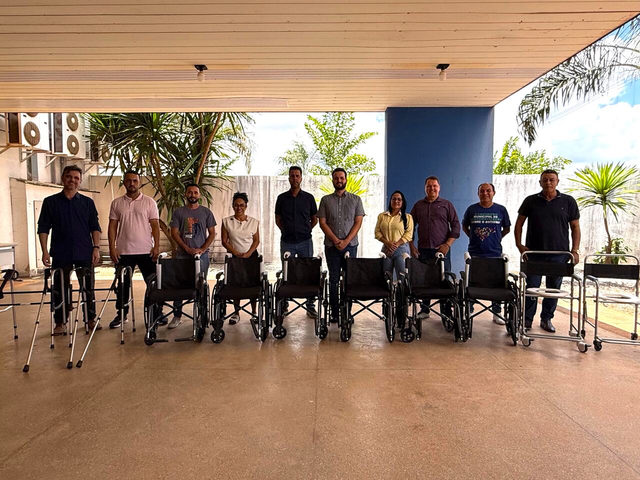Secretaria de Saúde recebe lote de equipamentos de mobilidade