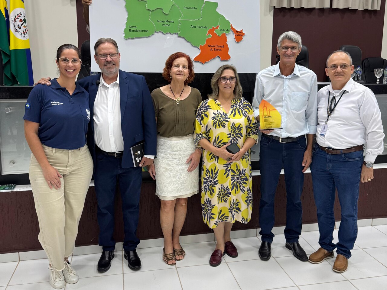 Prefeito Chico Gamba participa de evento da Fiocruz em Paranaíta que reconhece avanços na saúde regional