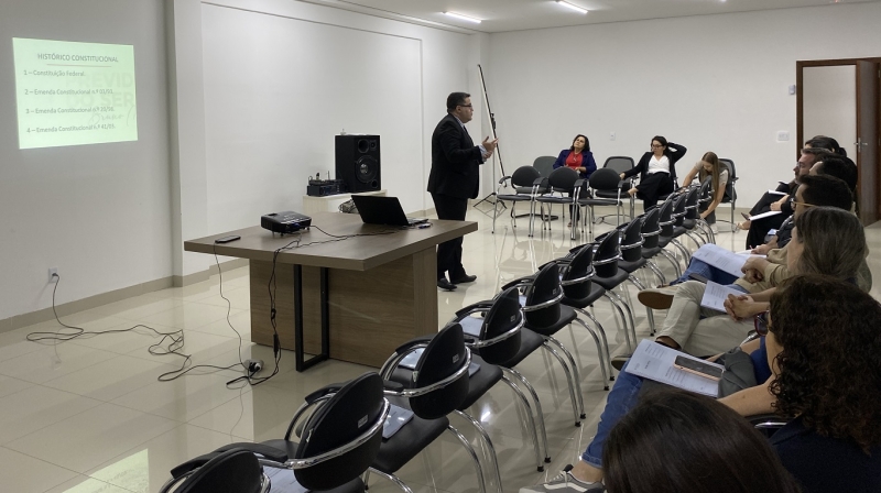 Servidores públicos do Previ Sinop passam por capacitação técnica