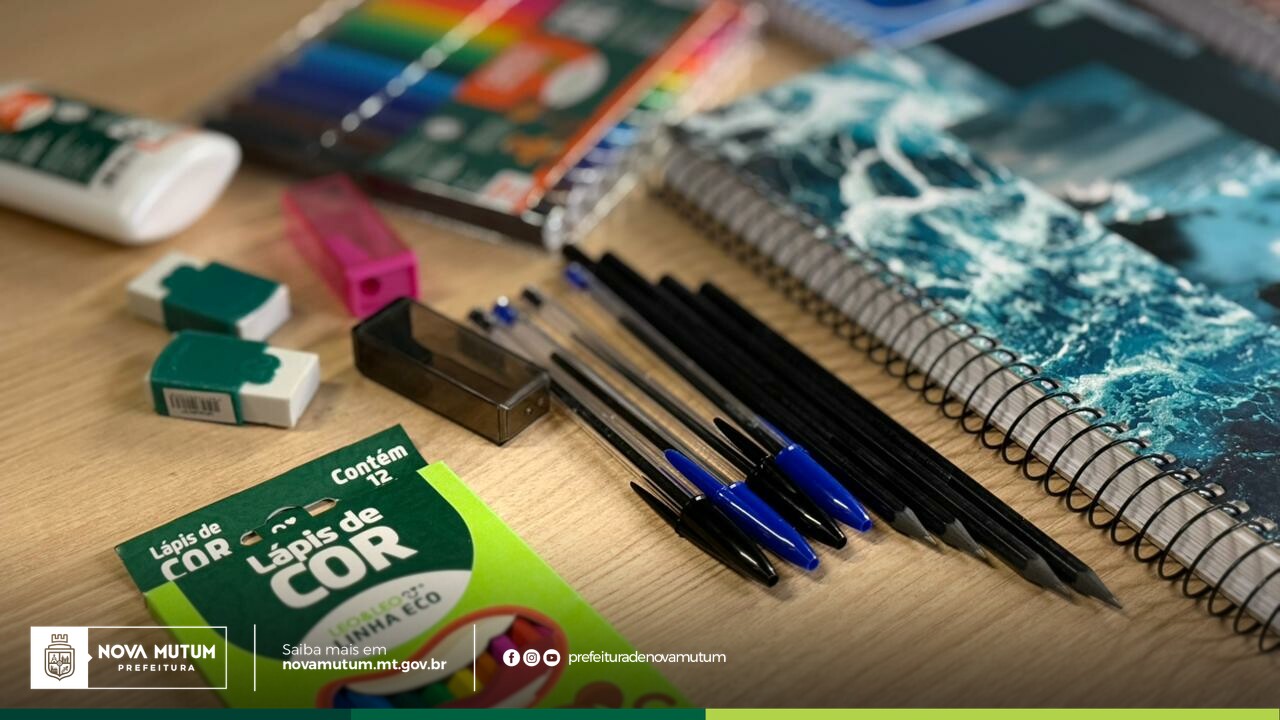 Programa fortalece comércio local com compras de materiais escolares