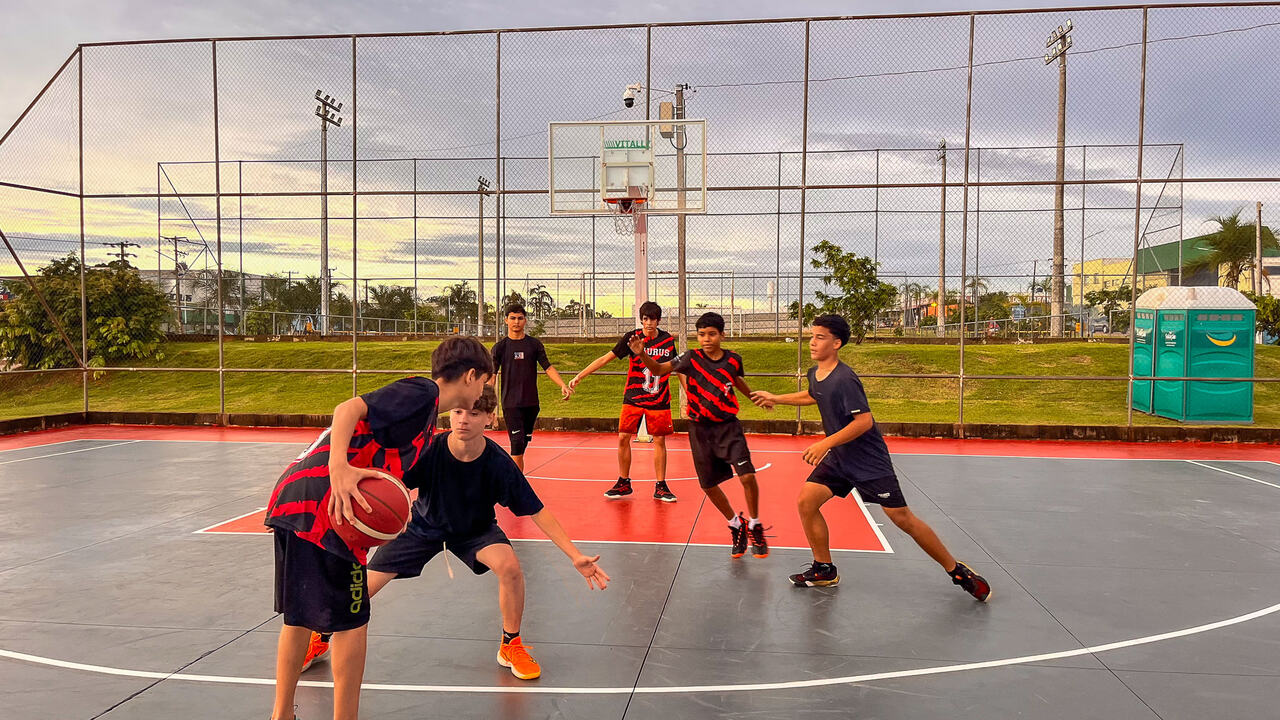 Prefeitura realiza competição de Basquete 3x3 com atletas da base em Guarantã do Norte.