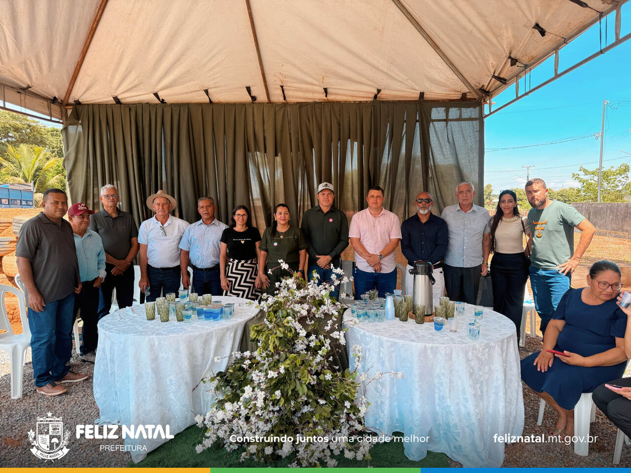 PREFEITURA RECEBE CASTRA MÓVEL DO DEPUTADO THIAGO SILVA PARA O MUNICÍPIO DE FELIZ NATAL.